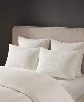 Natori Hanae Yarn-Dyed 3-Pc. Duvet Cover Set, King