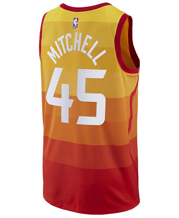 Nike Men's Donovan Mitchell Utah Jazz City Swingman Jersey ...