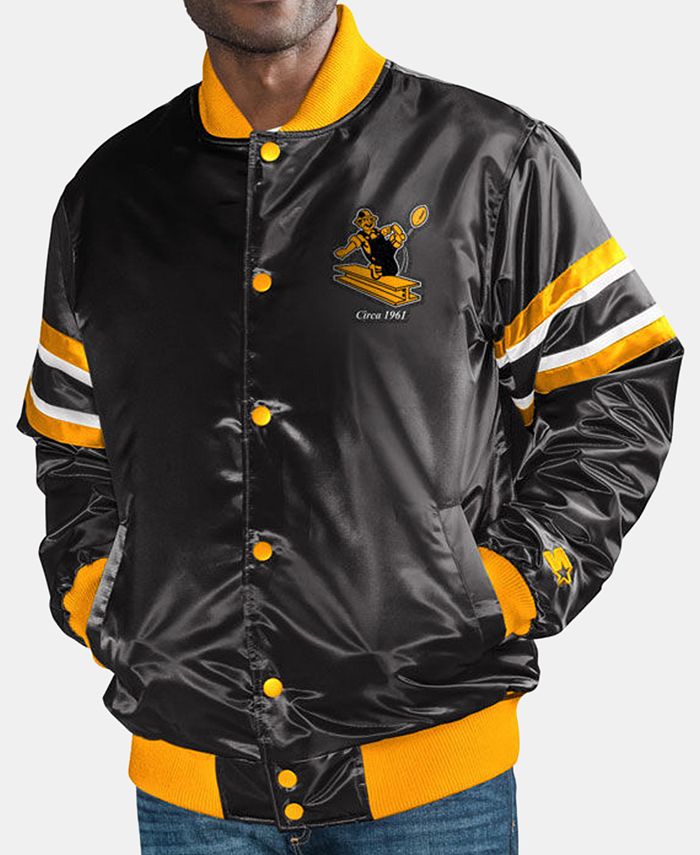 G-III Sports Men's Pittsburgh Steelers Retro Varsity Jacket & Reviews ...