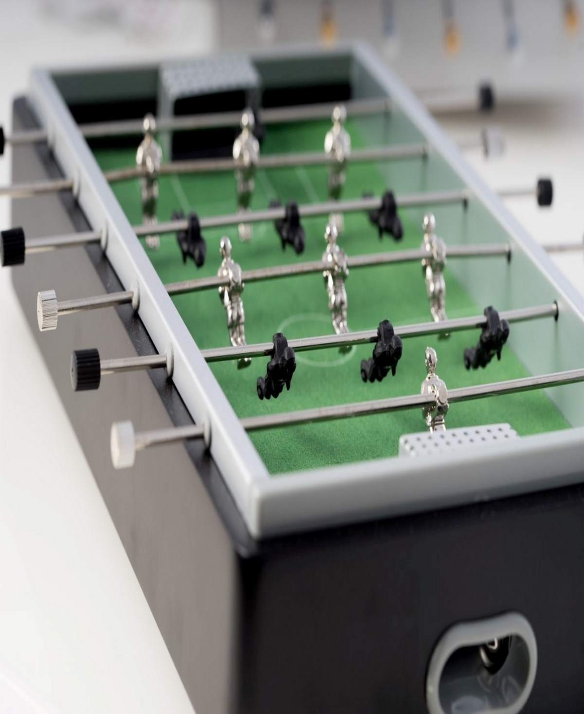 Shop Bey-berk Foosball Game Set In Black