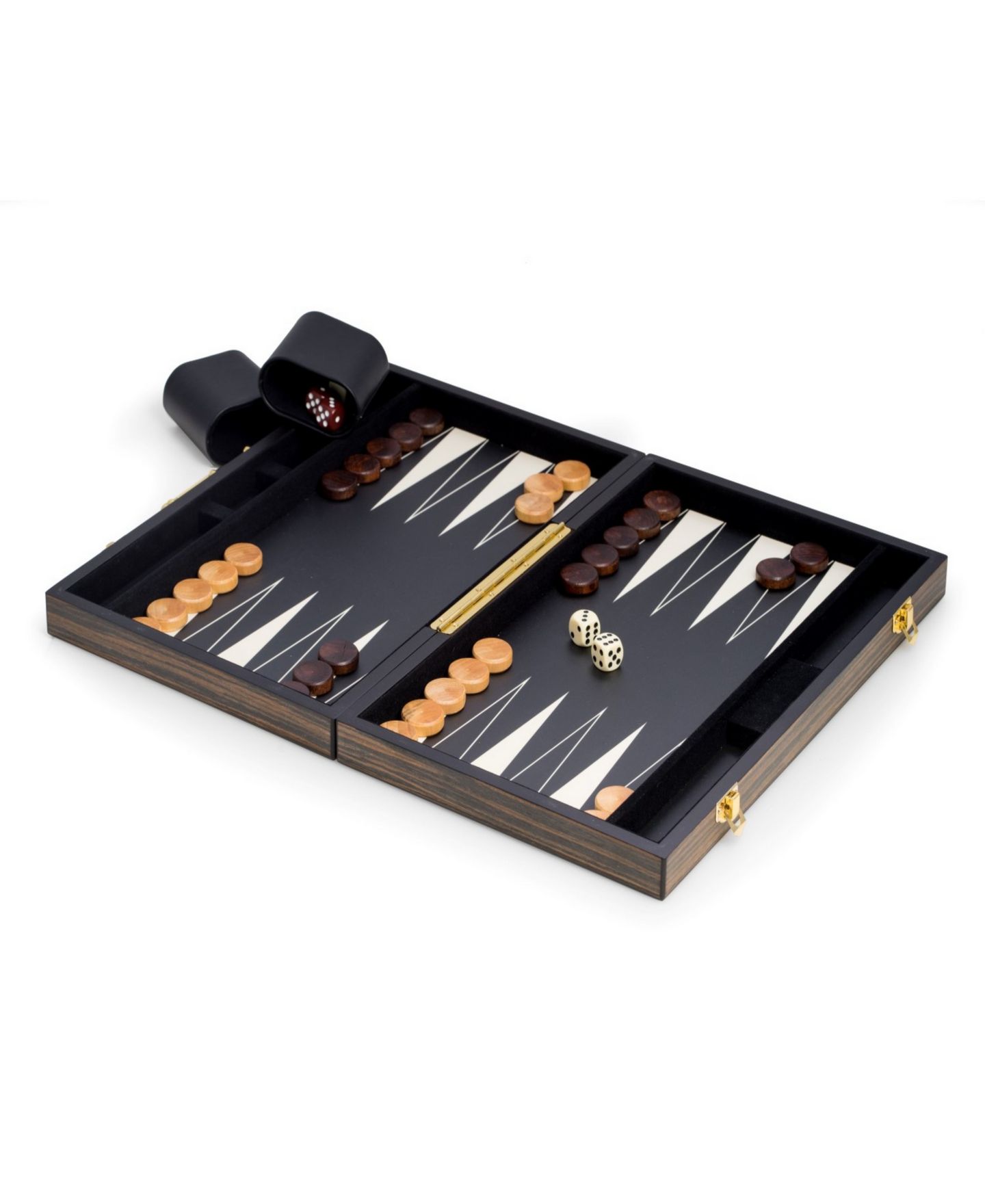 Детские настольные игры Bey-Berk Portable Backgammon Set Board Game, Ages 11+ — фото 3