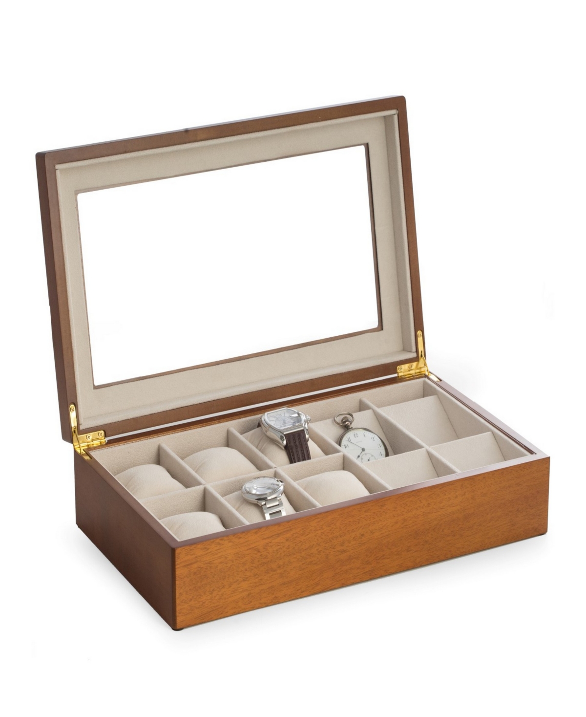Bey-berk Wood Jewelry Box In Brown