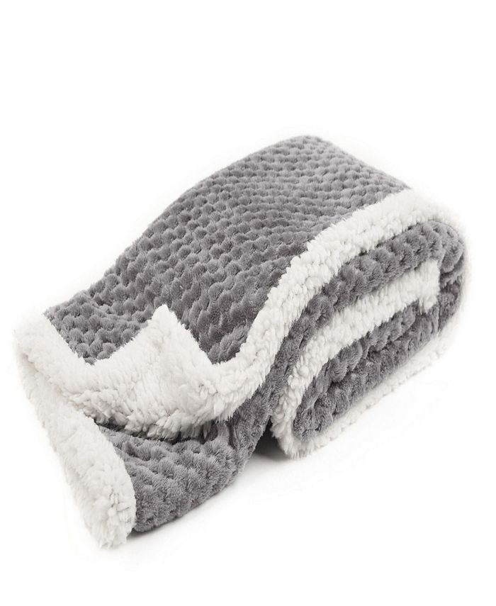Sherpa lined baby discount blanket