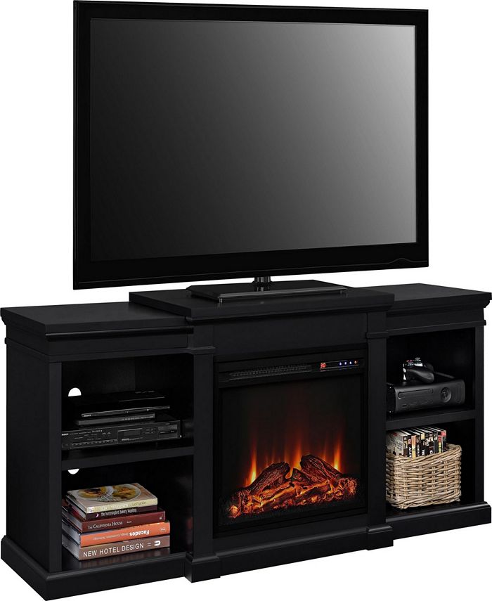 Ameriwood Home Manchester Electric Fireplace TV Stand For TVs Up To 70