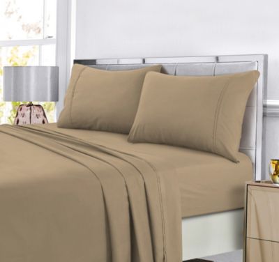 Tribeca Living Super Soft Solid Easy-Care Extra Deep Pocket Sheet Set, Twin