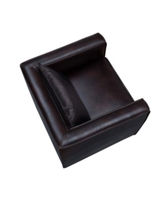 Charlie Modern Vinyl Accent Chair