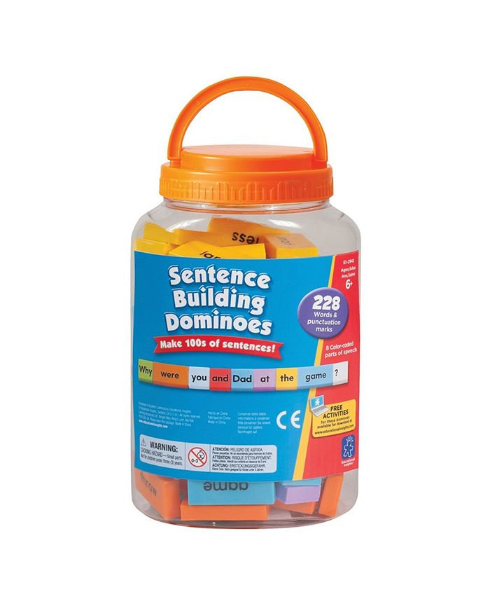 Brand New Educational Insights Sentence Building Dominoes - Educational