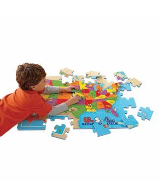 Educational Insights Usa Foam Map Floor Puzzle- 54 Pieces