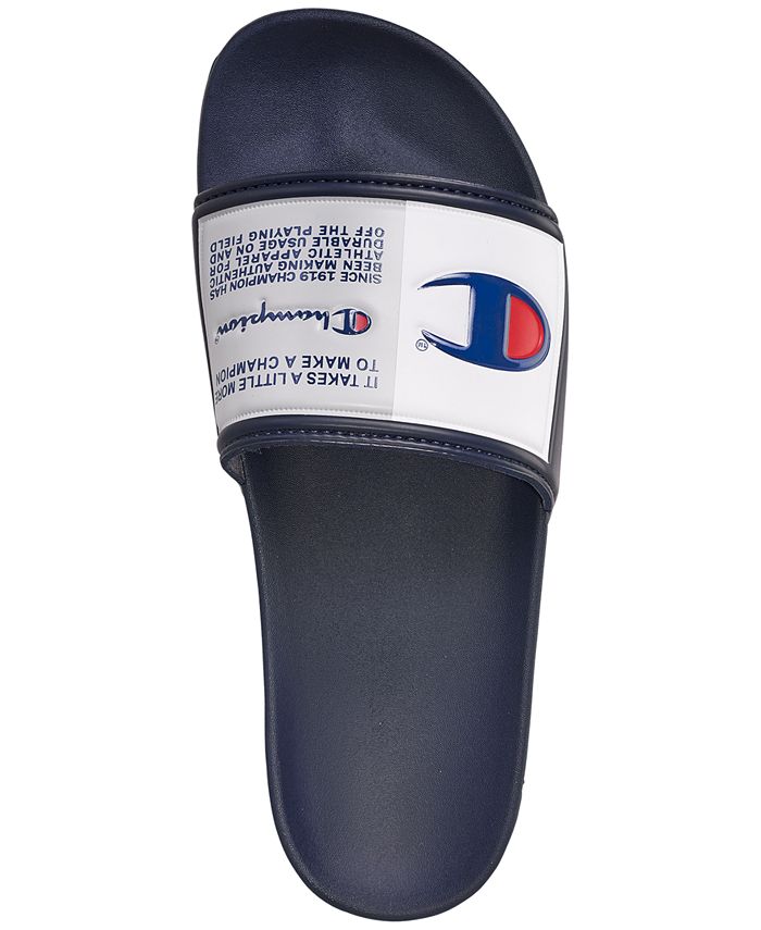 champion men's ipo slide sandals