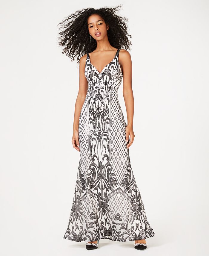 Macy's sequin hearts sales dress