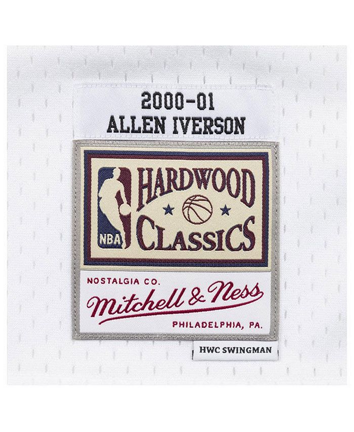 Lids Allen Iverson Philadelphia 76ers Mitchell & Ness Big Tall Hardwood  Classics 2000-01 Split Swingman Jersey - Black/Red