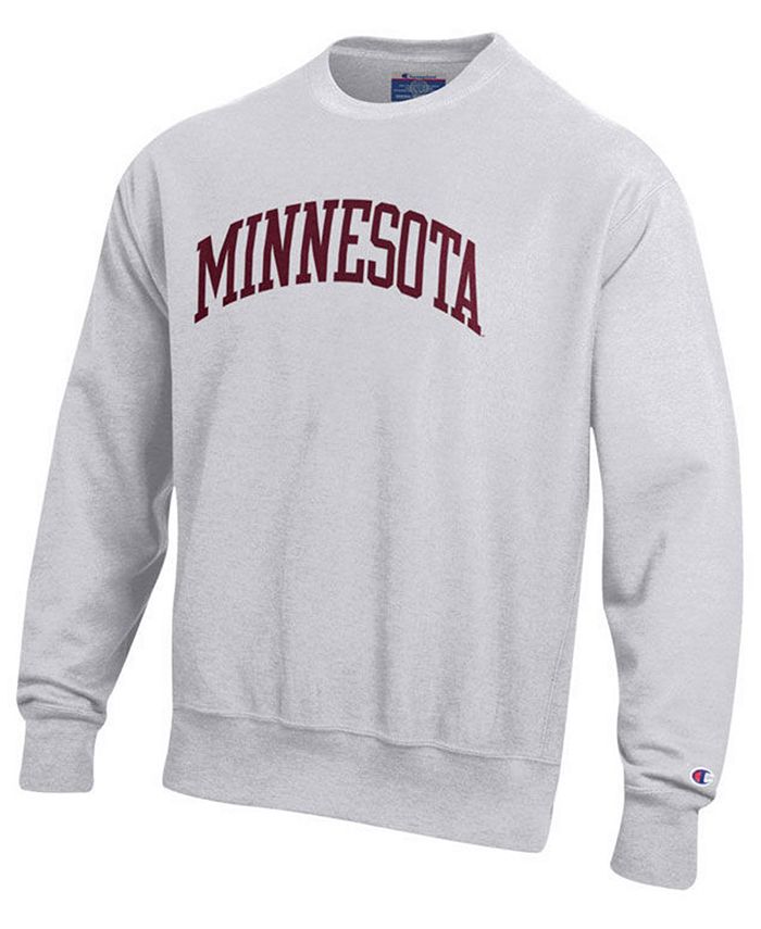 Champion Men's Minnesota Golden Gophers Reverse Weave Crew Sweatshirt ...