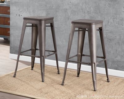 Oregon Stackable Barstool Set of 2
