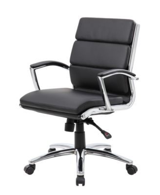 Boss Office Products CaressoftPlus™ Executive Mid-Back Chair - Macy's