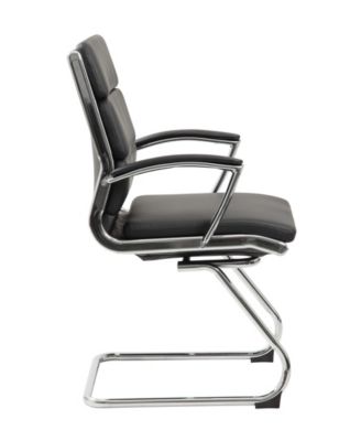 Executive CaressoftPlus Guest Chair with Chrome Finish