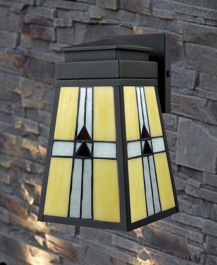Dale Tiffany Barkley Outdoor Tiffany Wall Sconce - Macy's