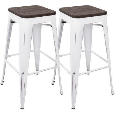 Oregon Stackable Barstool Set of 2