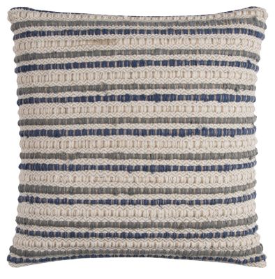 Striped Decorative Pillow Cover, 20" x 20"