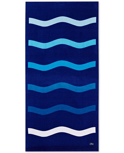 Lacoste Closeout Kane Cotton 36 X 72 Beach Towel Reviews Bath Towels Bed Bath Macy S