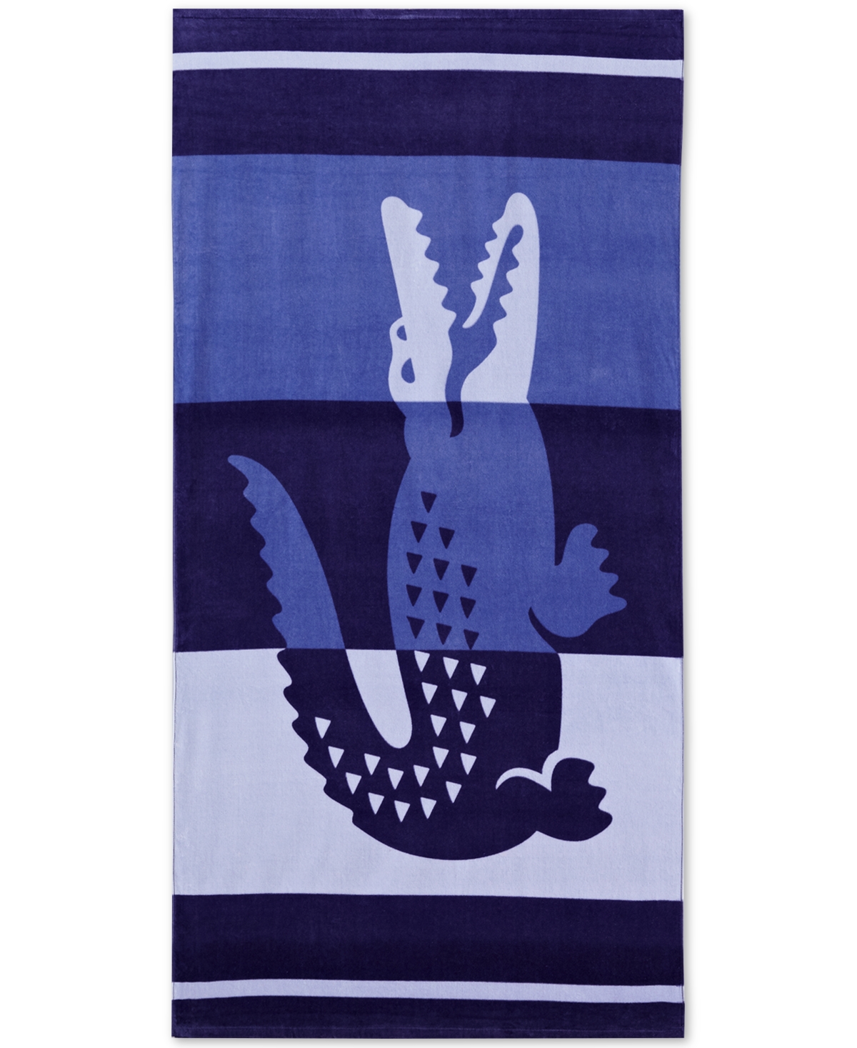 Lacoste Home Duke Cotton Beach Towel Bedding In Blue
