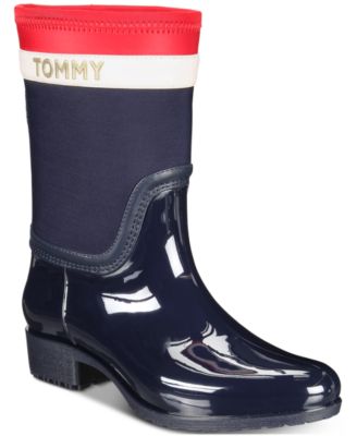 tommy hilfiger rain boots macys