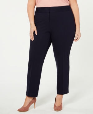 image of Vince Camuto Plus Size High-Rise Ankle Pants