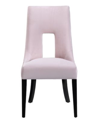 TOV Furniture - Lipstick Grey Velvet Dining Chair
