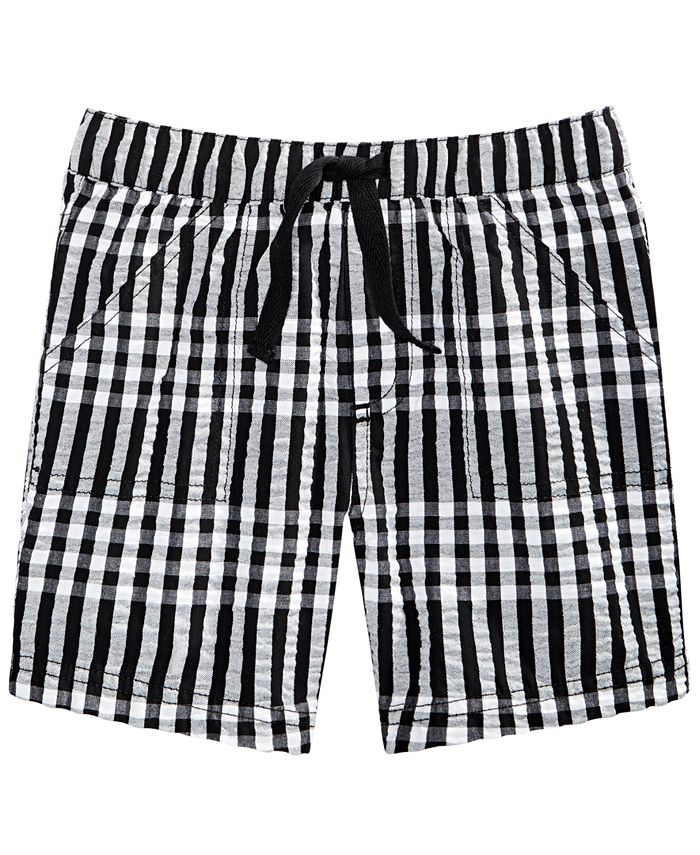 First Impressions Baby Boys Gingham-Print Shorts, Created for Macy's ...