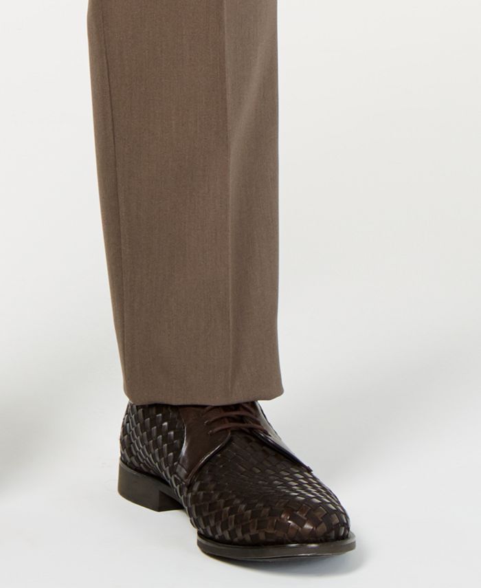 Kenneth Cole Reaction Men's Ready Flex Slim-Fit Stretch Brown Suit - Macy's