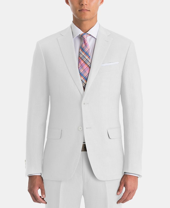 Lauren Ralph Lauren Men's UltraFlex Classic-Fit White Linen Sport Coat &  Reviews - Blazers & Sport Coats - Men - Macy's