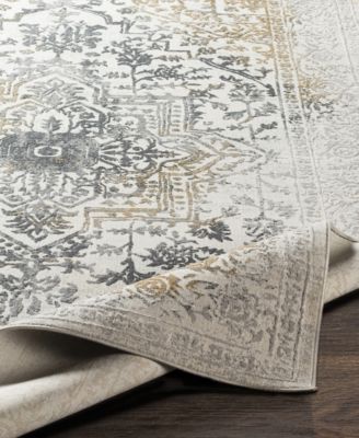 Aisha AIS-2308 Charcoal 9'3" x 12'3" Area Rug