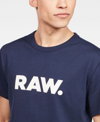 Men's Holorn RAW Graphic Logo Crewneck T-Shirt