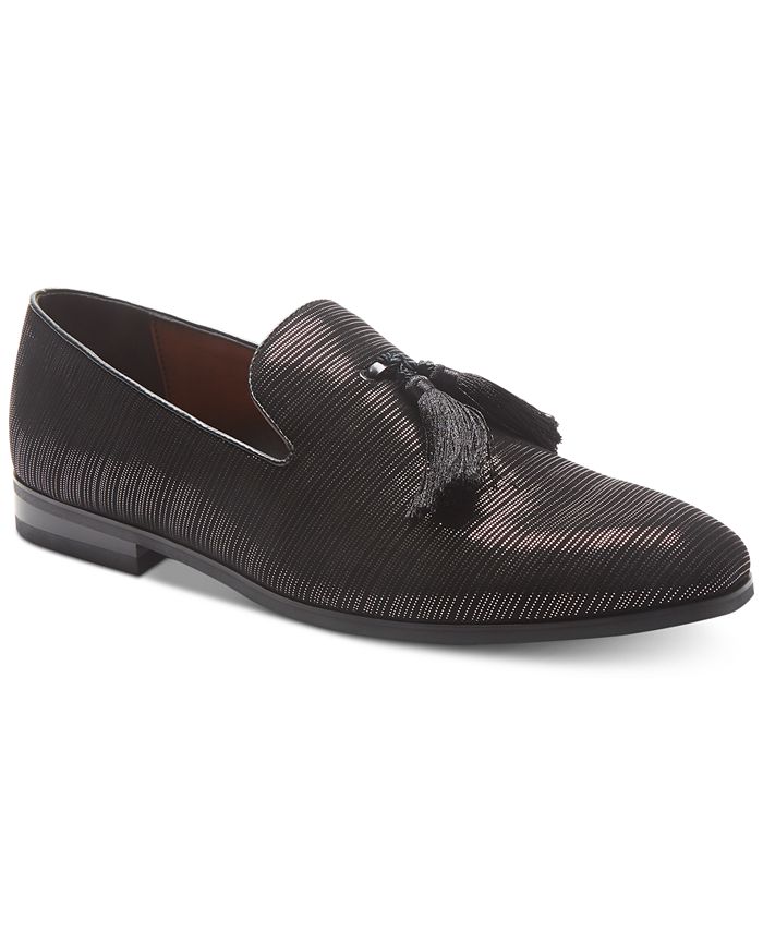 tallia men's eduardo velvet tassel loafers