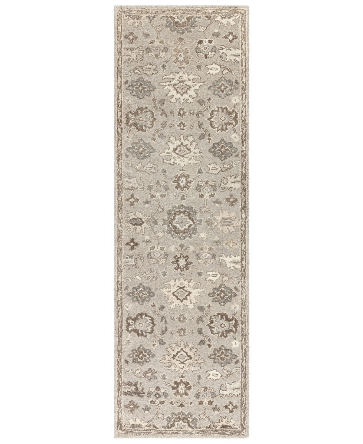 Surya Caesar Cae-1197 Taupe 3' x 12' Runner Area Rug - Taupe