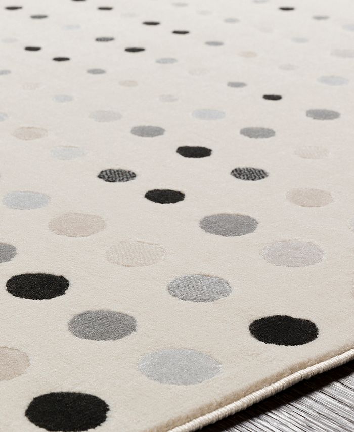 Abbie & Allie Rugs City CIT2307 Light Gray 18" Area Rug Swatch Macy's