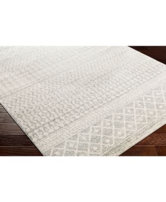 Elaziz ELZ-2308 Light Gray 3'11" x 5'7" Area Rug