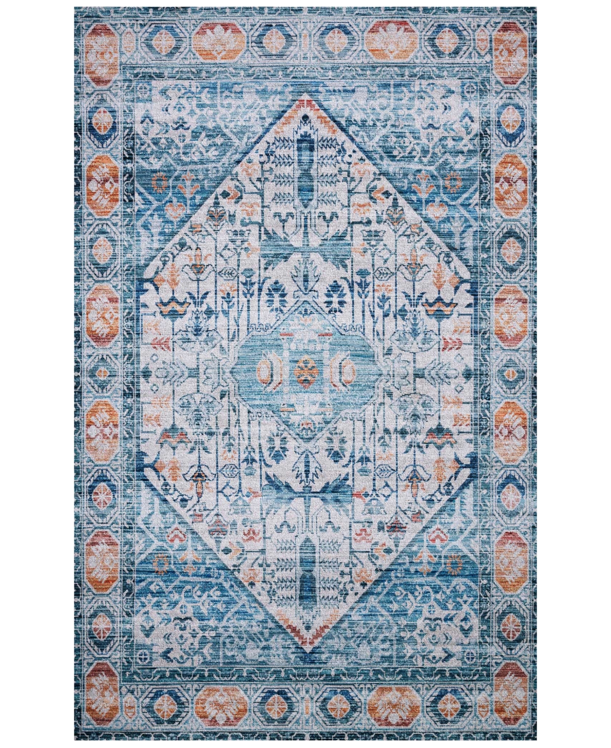 Justina Blakeney Cielo Cie-03 Ivory/Sunset 5' x 7'6in Area Rug - Ivory/Sunset