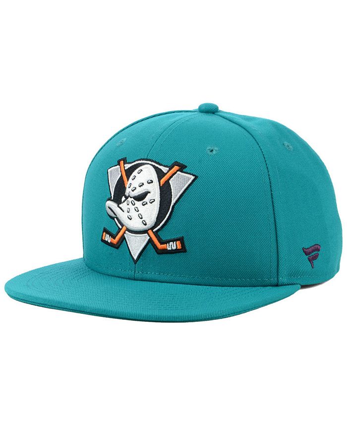 Authentic NHL Headwear Anaheim Ducks Mighty Ducks Collection Fitted Cap - Teal