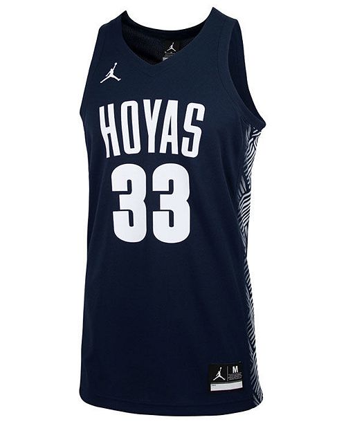 Jordan Men's Hoyas Replica Basketball Jersey & Reviews