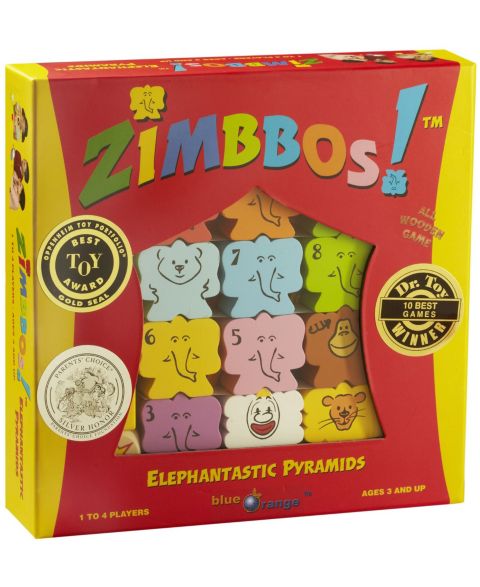 Детские настольные игры Blue Orange Games Zimbbos 19-Piece Wooden Dice Board Game, от 3 лет