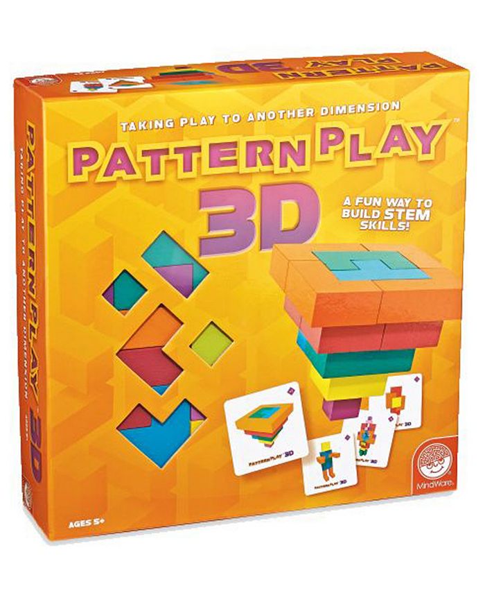 MindWare Pattern Play 3D Puzzle Game & Reviews All Toys Macy's