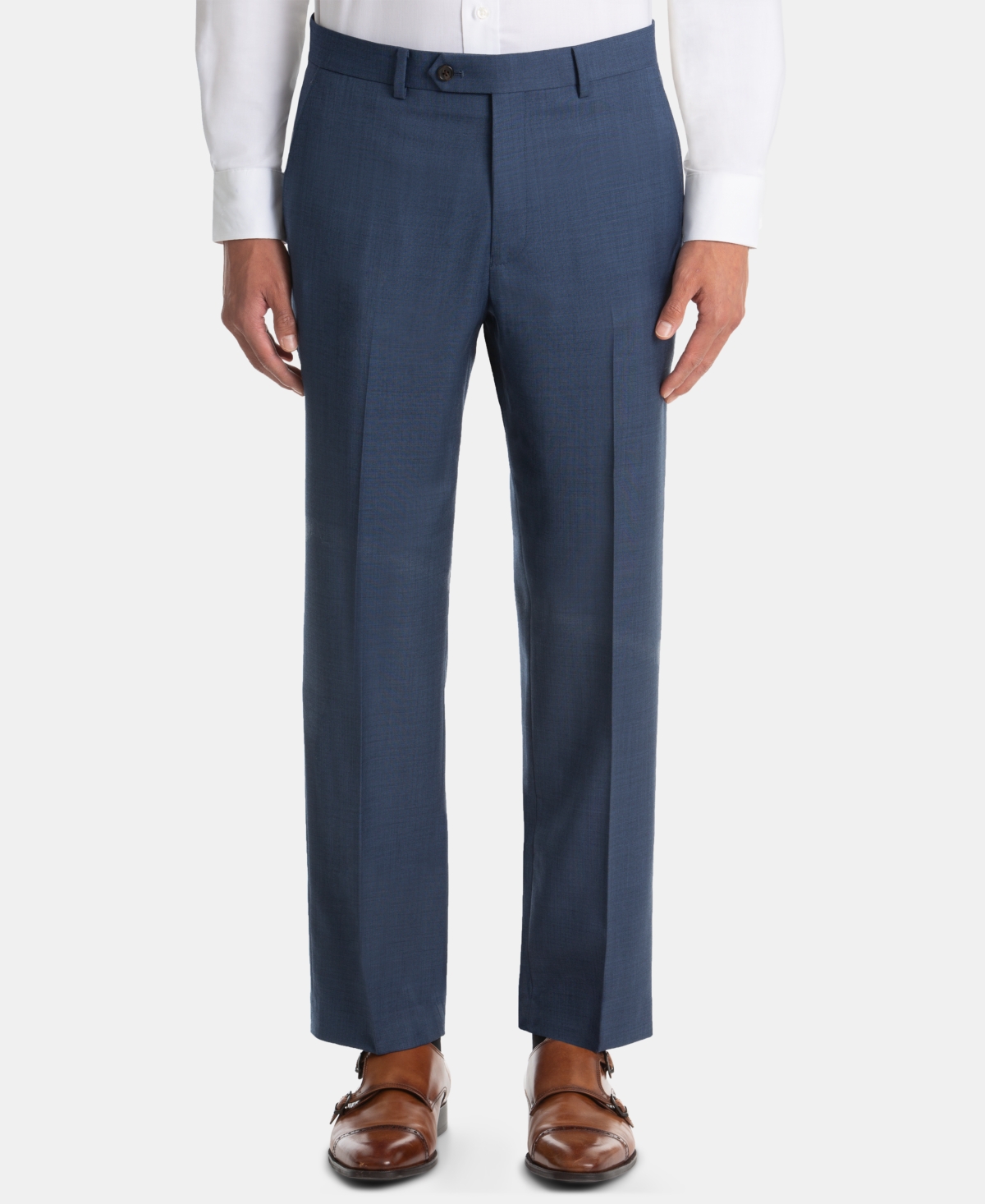 Lauren Ralph Lauren Men's Ultraflex Classic-fit Blue Wool Pants