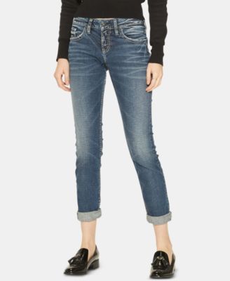 Silver Jeans Co. - Cuffed Boyfriend Jeans