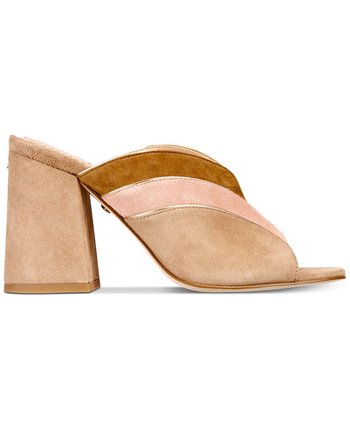 coach kellie leather mules