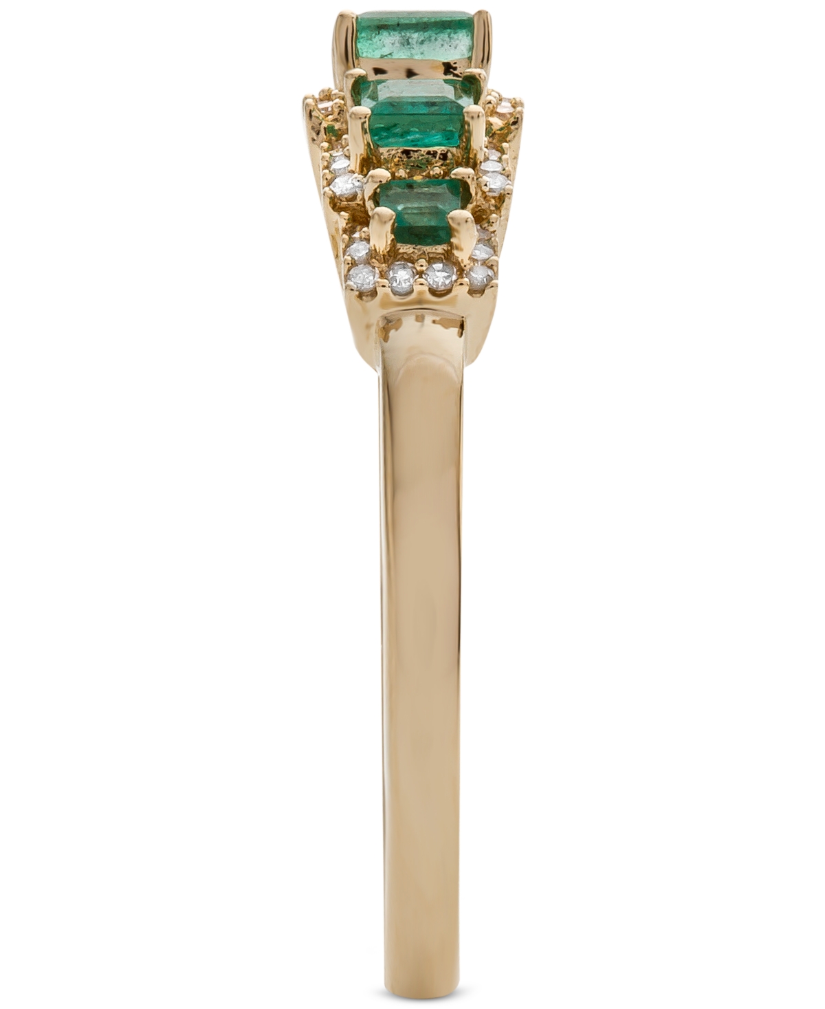 Sapphire (3/4 ct. t.w.) & Diamond (1/6 ct. t.w.) Ring in 14k Gold (Also Available in Ruby & - Emerald/Yellow Gold