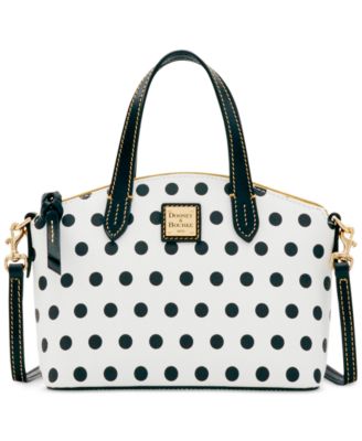 Dooney and bourke black and white polka outlet dot