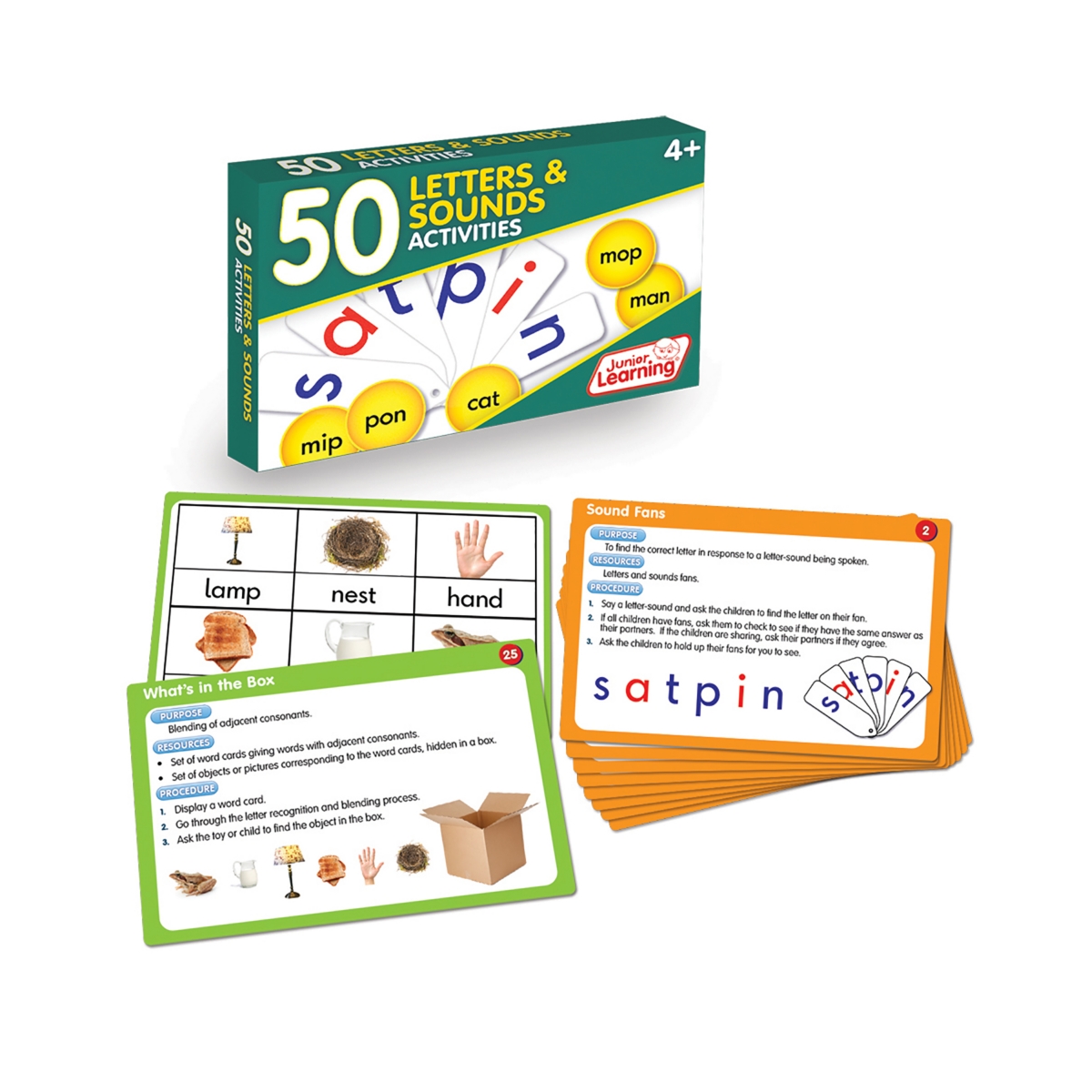 Shop Junior Learning 50 Letters And Sounds Activities Learning Set In Multi