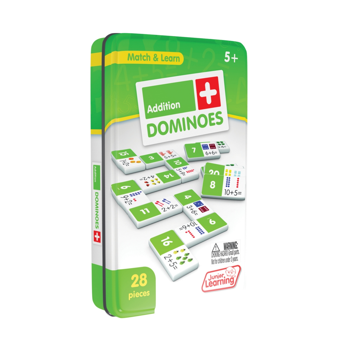 Junior Learning Kids' Addition Dominoes Match And Learn Educational Learning Game In Multi