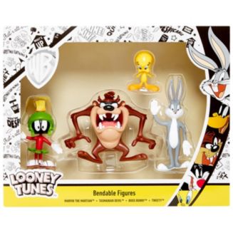 Looney Tunes NJ Croce 4 Piece Bendable Action Figure Boxed Set