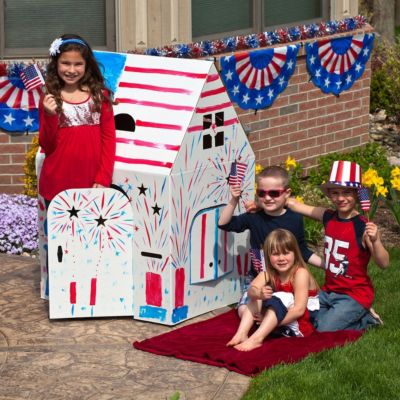 Classic Cardboard Playhouse